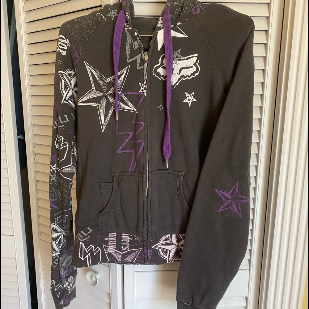 Fox Riders zip up interchangeable hoodie.